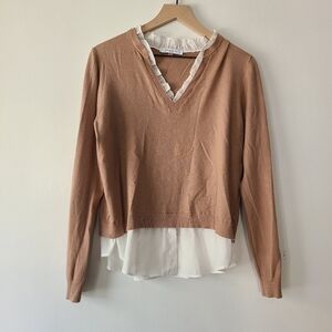 2-in-1 blouse Size L
